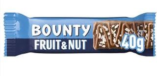 BOUNTY FRUIT & NUT COCOCNUT & MILK CHOC BAR