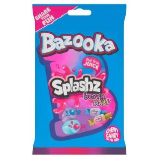 BAZOOKA SPLASHZ BERRY BLAST CHEWY CANDY WITH GEN