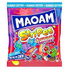 MAOAM SUMMER BERRIES STRIPS 140G