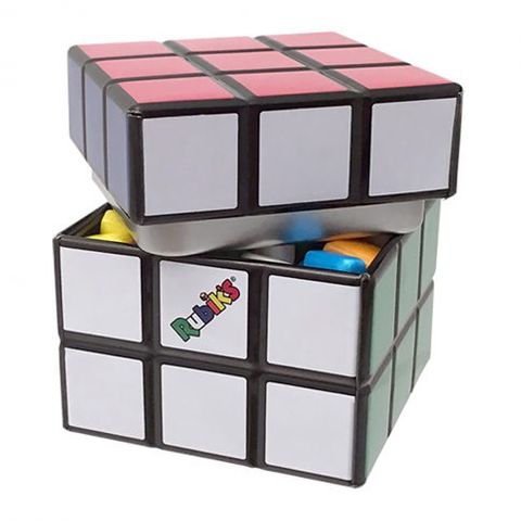 BOSTON AMERICA RUBIKS CUBE TIN (FRUIT SOURS)