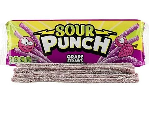 SOUR PUNCH GRAPE STRAWS