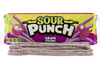SOUR PUNCH GRAPE STRAWS