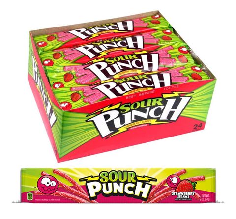 SOUR PUNCH STRAWBERRY STRAWS