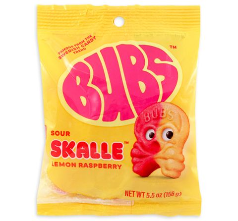 BUBS SKALLE LEMON RASPBERRY