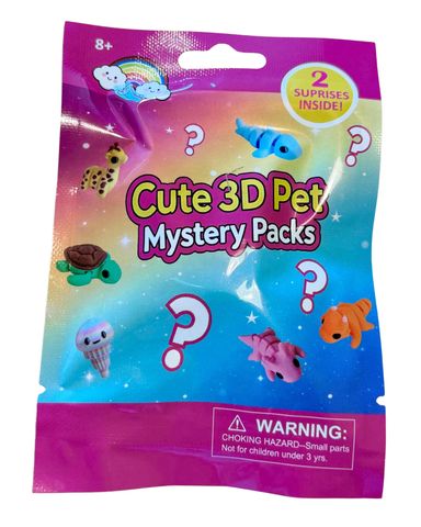 3D CUTE 3D PET MYSTERY PACK