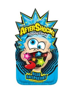 AFTERSHOCKS POPPING CANDY BLUE RASPBERRY