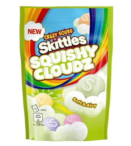 SKITTLES SQUISHY CLOUDZ CRAZY SOURS