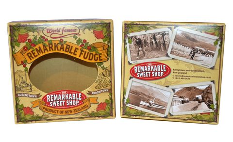 Empty Fudge 4 Piece Gift Box