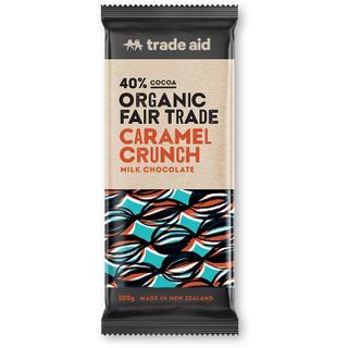 Trade Aid Caramel Crunch Milk Chocolate