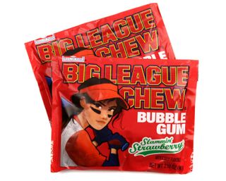 BIG LEAGUE CHEW - SLAMMIN' STRAWBERRY BUBBLEGUM 60g