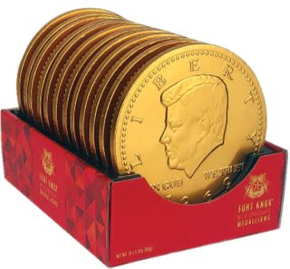 FORT KNOX CHOCOLATE MEDALLIONS