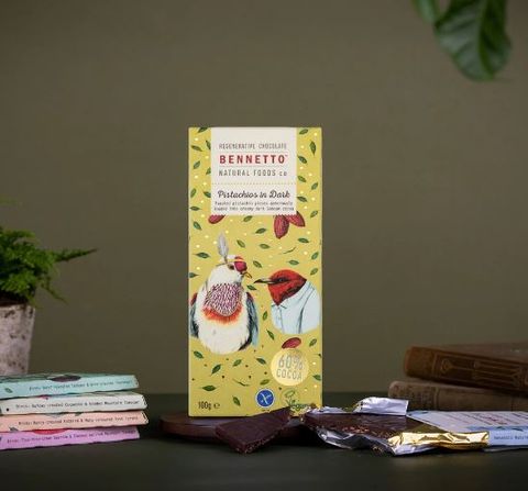 BENNETTO PISTACHIOS IN DARK 80G