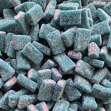 Fizzy Blue Raspberry Bricks