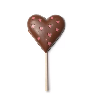 CHOC TRADERS HEART LOLLIPOP