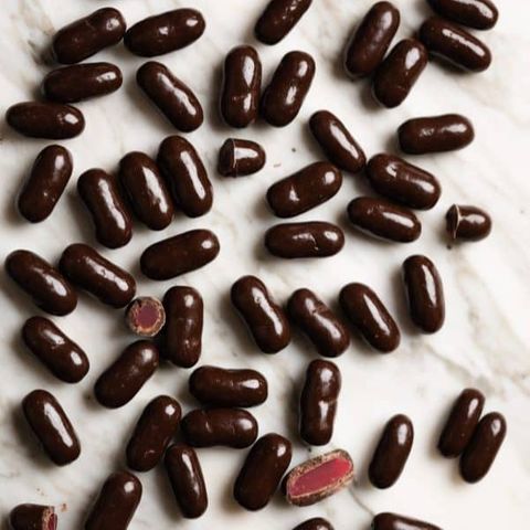 DARK CHOCOLATE RASPBERRY BULLETS