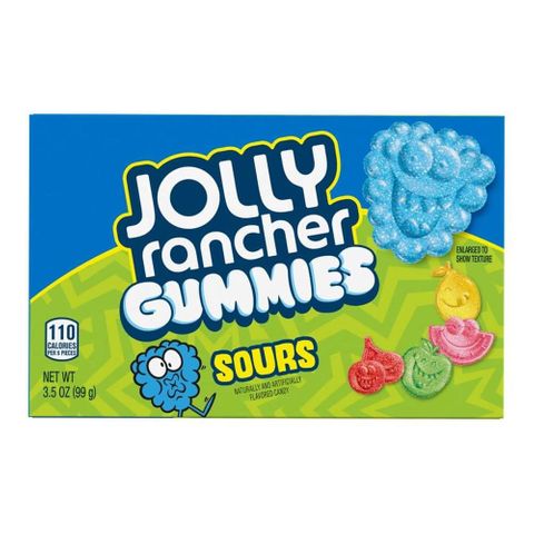 JOLLY RANCHER GUMMIES SOURS THEATER BOX