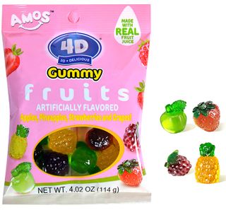 4D GUMMY FRUIT PEG BAG