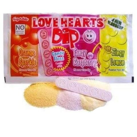 SWIZZELS LOVE HEART DIP