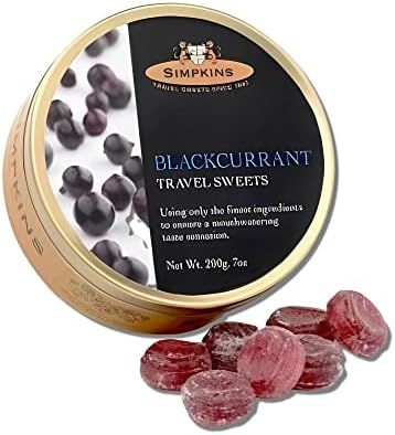 Simpkins Blackcurrant Travel Sweets 200g