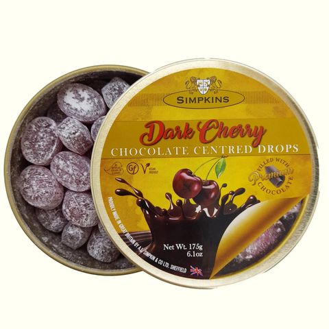 SIMPKINS CHOCOLATE CENTRED DARK CHERRY