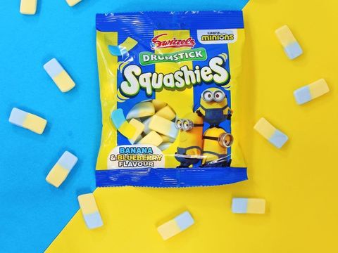 SQUASHIES MINIONS BANANA & BLUEBERRY