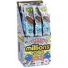 Millions Tubes Bubblegum 12s