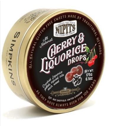 Simpkins Nipits Blackcurrant and Liquorice Drops
