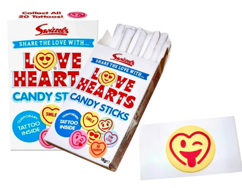Swizzle Love Heart Candy Sticks