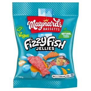 Maynards Bassetts Fizzy Fish Jellies