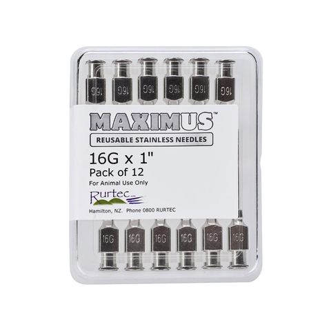 MAXIMUS Needles 16G x 1. Pack of 12