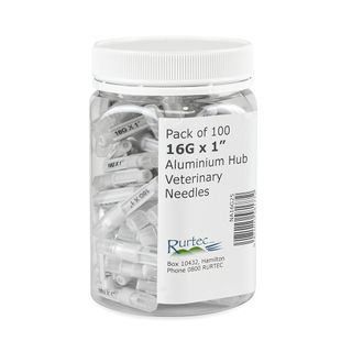 ALUMINUS Needles 16G x 1 100 Pack