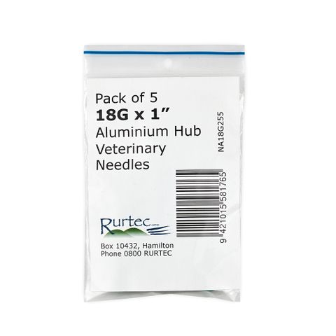 Needles Alum Hub 18 x 1 5 Pack