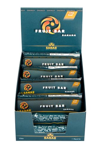Sanas Fruit Bar 12 Bars Cocoa
