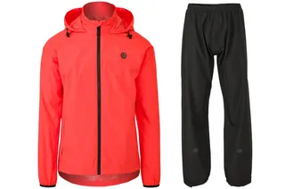 AGU Go Rain Suit Essential Hi-Vis Neon Red M