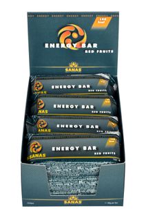 Sanas Energy Bar 12 Bars Red Fruits