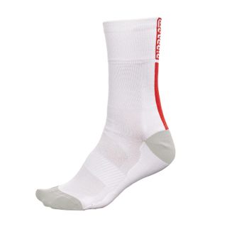 Bioracer Summer Sock White-Red - L