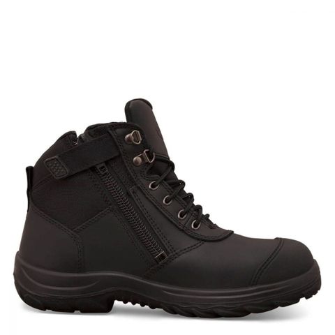oliver zip side ankle boot