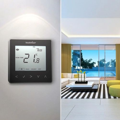 NeoStat E Wifi Thermostat Black