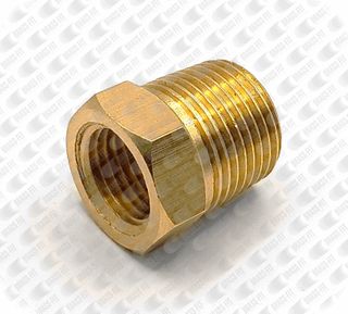 Brass reducing bush 3/8"x1/4"