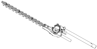 Atom Articulating Hedge Trimmer 400mm Attchment