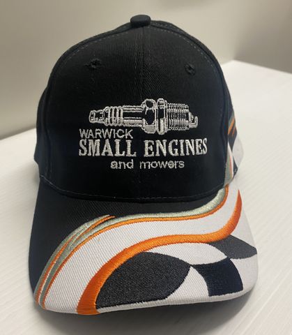 Baseball cap, WSE Orange & Chequered