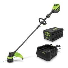 Greenworks 60V Carbon Fibre String Trimmer 4.0ah Kit