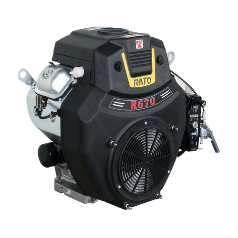 RATO 22hp 669cc  V Twin Engine - 1" H/Shaft