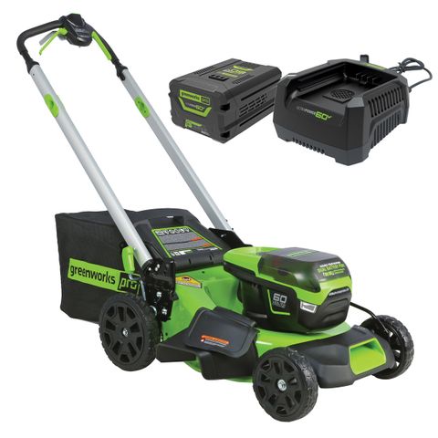 Greenworks 60V Brushless SP Lawn Mower 51cm/21" 6.0ah Kit