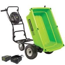 Greenworks 60V SP Garden Cart 4.0ah KIt