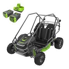 Greenworks 60V Stealth Series Go Kart 2x 8.0ah Kit