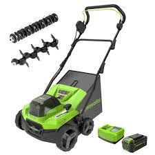 Greenworks 40V 2n1 Dethatcher / Scarifier 4.0ah Kit