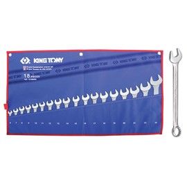 King Tony 18pce R/OE Wrench Set Tet Pouch 6-24mm