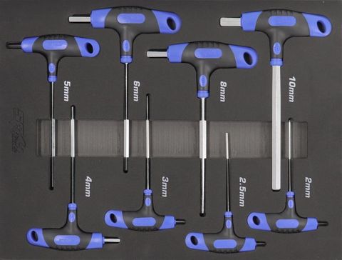 Hexkey T-Handle 8pc Metric Set