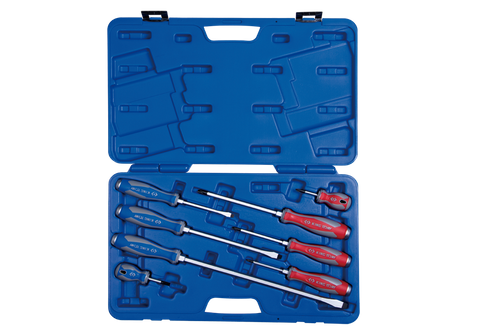 King Tony 8pc Go Thru Screwdriver & Set